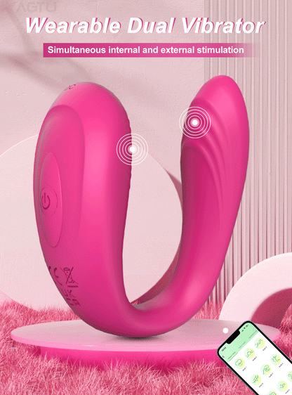 APP Remote Control Vibrator for Women Clitoris Stimulate Female G-Spot Couples Dual Wearable Vibrating Massage Adult Sex Toys