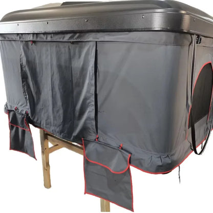 Large Durable Hard Shell Roof Top Tent for Vehicles Convenient Camping with Aluminum Pole Oxford Fabric Car Rooftop Tent