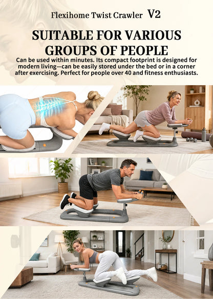 Waist Twisting Machine Core Trainer for Home Workout, Abdominal Exercise Equipment for Belly Fat Burning & Body Shaping