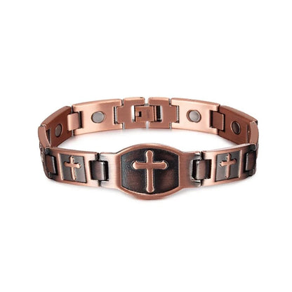 Vintage Magnetic Bracelet Men Pure Copper Magnetic Bracelet Arthritis Health Ene
