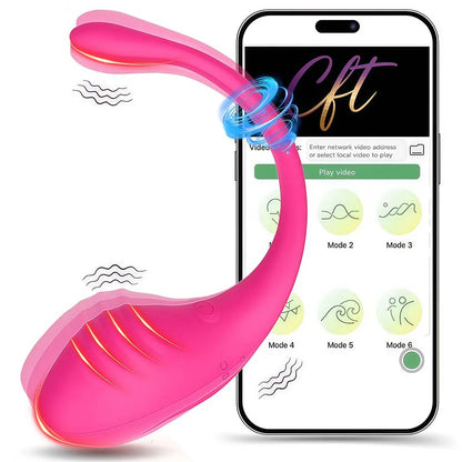 APP Controlled Vaginal Vibrators G Spot 9 Speed Anal Vibrating Egg Massager Wearable Stimulator Adult Sex Toys for Women Couples