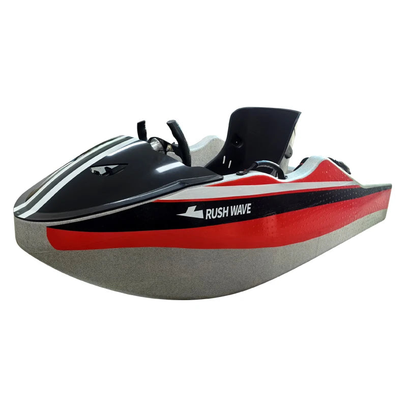 RUSH WAVE Mini Electric Sport Yacht 2-Person Capacity Durable ASA Material Multi-Functional Fishing & Water Sports Boat