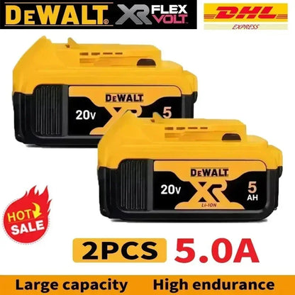DeWalt 20V Replacement Battery – 2Ah, 5Ah, 6Ah & 9Ah Li-Ion | Compatible with DCB200, DCB205, DCD & DCF Series