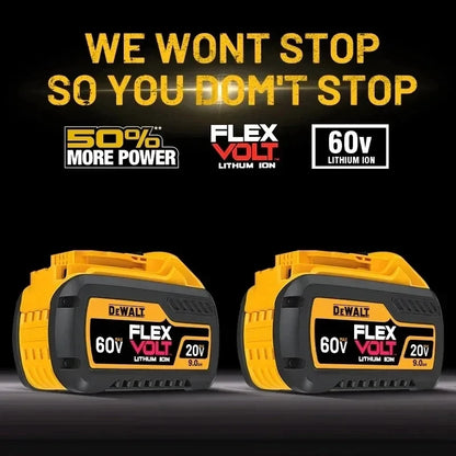 DeWalt 60V 9Ah Lithium-Ion Replacement Battery – DCB609 Series | Compatible with DCD887, DCD805, DCF880 & More