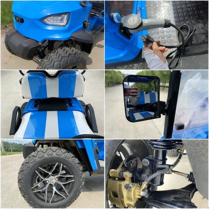 MMC 2025 Model 48V/72V Lithium Battery 4x4 Golf Cart, Aluminum Frame, Made in China, Golf Cart, 2/4/6/8 Seats