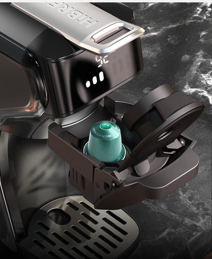 HiBREW 6in1 Capsule Coffee Machine Hot/Cold Multiple Espresso Cafetera Cappuccino Coffee Maker Dolce Gusto Nespresso Powder H1B