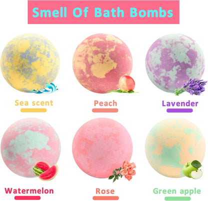 Unicorn Bath Bombs with Surprise Toys Inside, Easter Gifts for Kids Girls