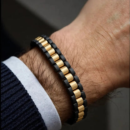 ROXI | Stainless Steel Cuban Bracelet Women and Men Unisex Fashion Couple Jewelr