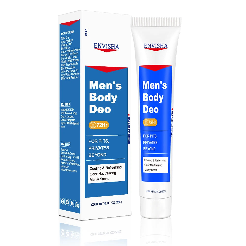 ENVISHA Men's Body Care Body Lotion For Private Parts Armpits Buttocks Deodorant Lasting 72 Hours Fragrance Beauty Health