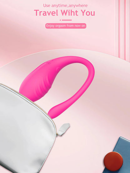 APP Controlled Vaginal Vibrators G Spot 9 Speed Anal Vibrating Egg Massager Wearable Stimulator Adult Sex Toys for Women Couples