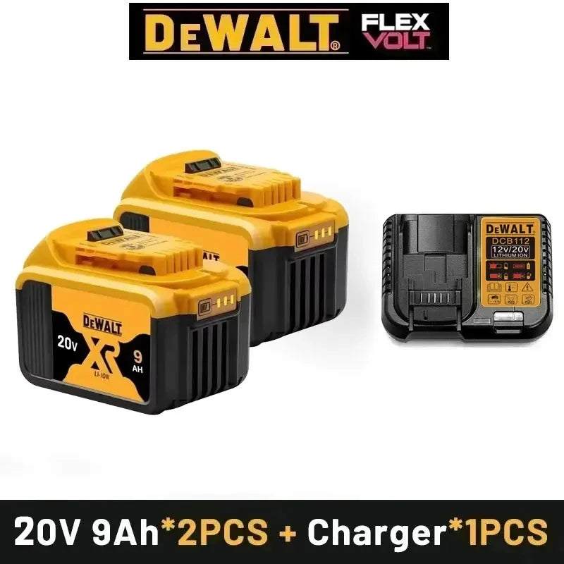 DeWalt 20V Replacement Battery – 2Ah, 5Ah, 6Ah & 9Ah Li-Ion | Compatible with DCB200, DCB205, DCD & DCF Series