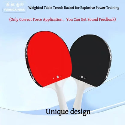 Table Tennis Solo Swing & Power Training Racket-Reverse Spin Explosive Force Trainer