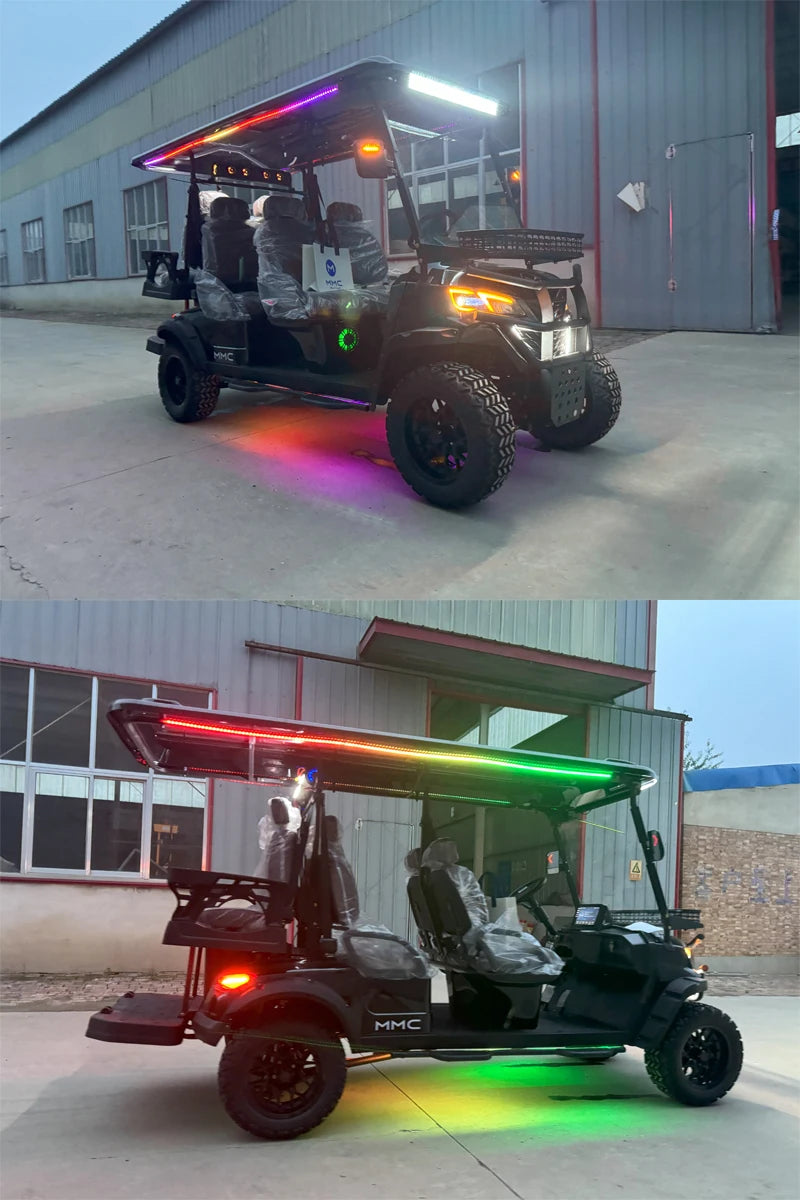 High Quality 4WD Electric Golf Cart with Lithium Battery Street Legal 4 Seater Off-Road Vehicle for Hunting And Golf Buggy 4x4