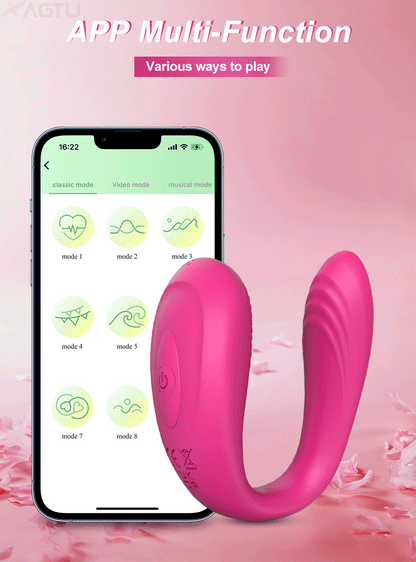 APP Remote Control Vibrator for Women Clitoris Stimulate Female G-Spot Couples Dual Wearable Vibrating Massage Adult Sex Toys