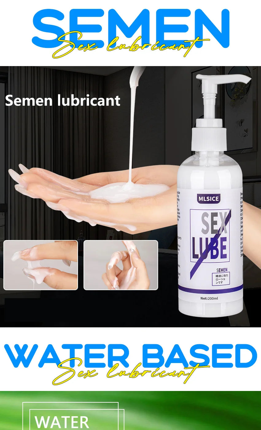 Fruit water-soluble lubricantion Water Based Gel Lubricats Sex intimate For Adults Men Women Gay body Sexy Strawberry fragrance