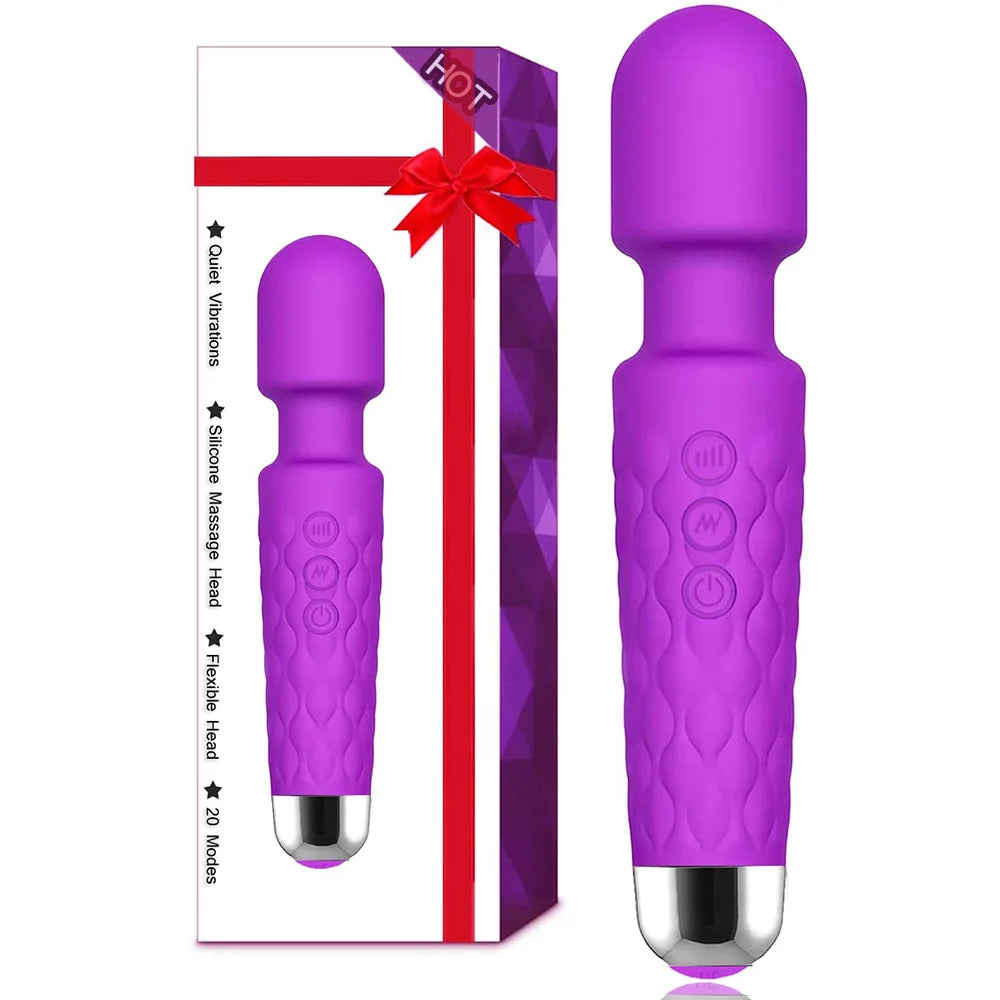 20 Speeds Powerful AV Vibrator Magic Wand Anal Clitoris Stimulator Sex Toys for Women G spot Massager Adult Female Sex Product