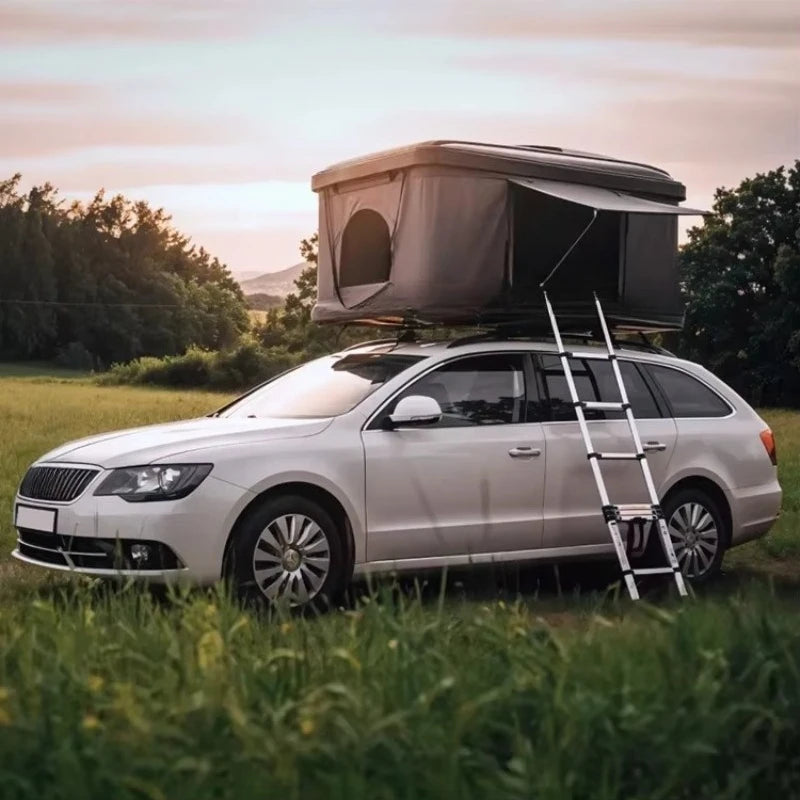 Rooftop Tent Abs Pc Universal Car Hard Roof Tent Box Sale Storage Car Box Camping Oem Aluminium Box Roof Top Tent