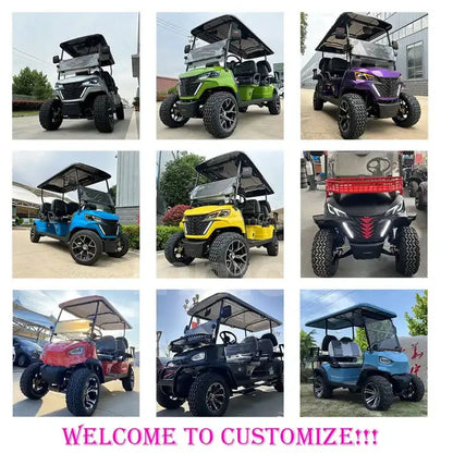 Fashion Classic China MMC 2 4 6 8 Seats 48V/60/72V 4000/5000/7500W Aluminum Alloy Electric Golf Cart