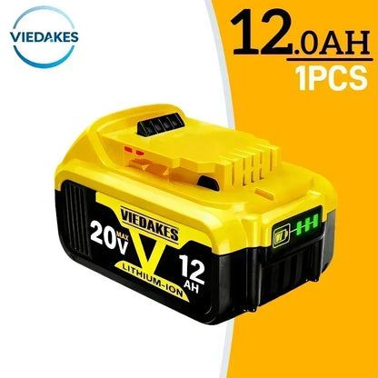 DeWalt 20V Replacement Battery – 8Ah, 10Ah & 12Ah Li-Ion | Compatible with DCB200, DCB205, DCD & DCF Series