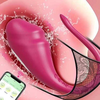 APP Controlled Vaginal Vibrators G Spot 9 Speed Anal Vibrating Egg Massager Wearable Stimulator Adult Sex Toys for Women Couples