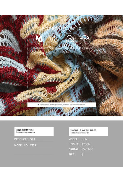 Casual Slim 2 Pieces Skirt Set For Woman 2026 Summer Elegant Women's Two Pieces Dress Full Set Suit Outfit Fashion Matching Sets