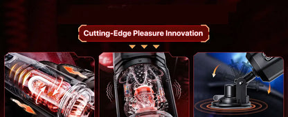 Automatic Rotating Vibrating Male Masturbator Penis Pump Thrusting Licking Sex Machine Stroker Pocket Pussy Sex Toys for Men 18+
