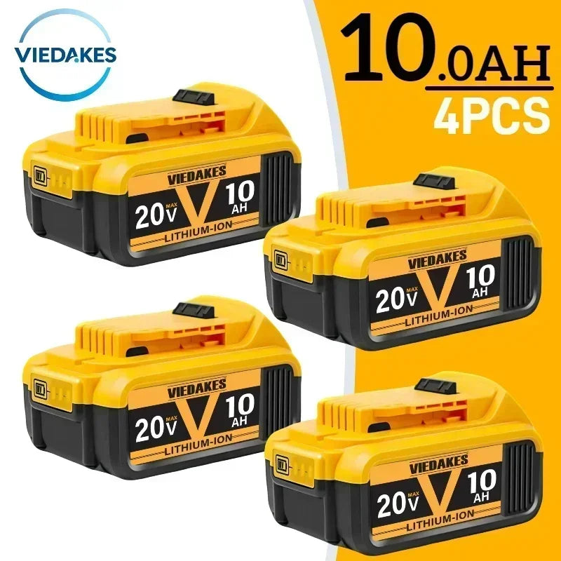 DeWalt 20V Replacement Battery – 8Ah, 10Ah & 12Ah Li-Ion | Compatible with DCB200, DCB205, DCD & DCF Series