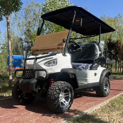 China Made Top Adult Golf Cart 6 Seater 25 MPH Speed Electric Vehicle Club 350CC Gas Powered Sightseeing Car