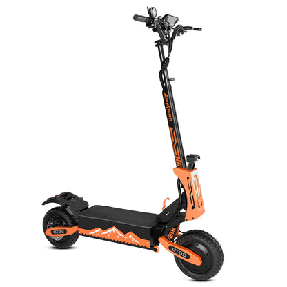 Electric Scooter Dual Motor 5600W Adult, Top Speed 46MPH,60V27AH, 11-inch Off-Road Tires Sport Folding eScooter