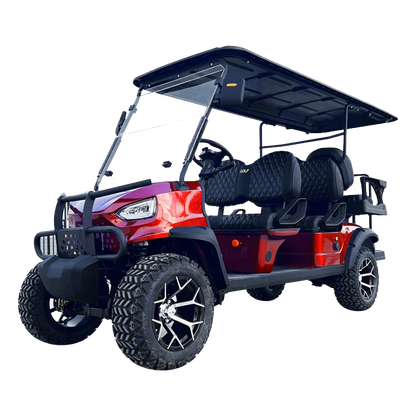 China Made Top Adult Golf Cart 6 Seater 25 MPH Speed Electric Vehicle Club 350CC Gas Powered Sightseeing Car