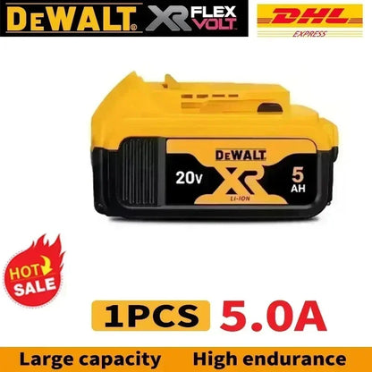 DeWalt 20V Replacement Battery – 2Ah, 5Ah, 6Ah & 9Ah Li-Ion | Compatible with DCB200, DCB205, DCD & DCF Series