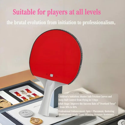Table Tennis Solo Swing & Power Training Racket-Reverse Spin Explosive Force Trainer
