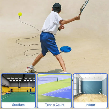 Professional Tennis Training Ball Trainer - Indoor Exercise Self-Study Rebound Ball Primary Tool for Tennis Practice