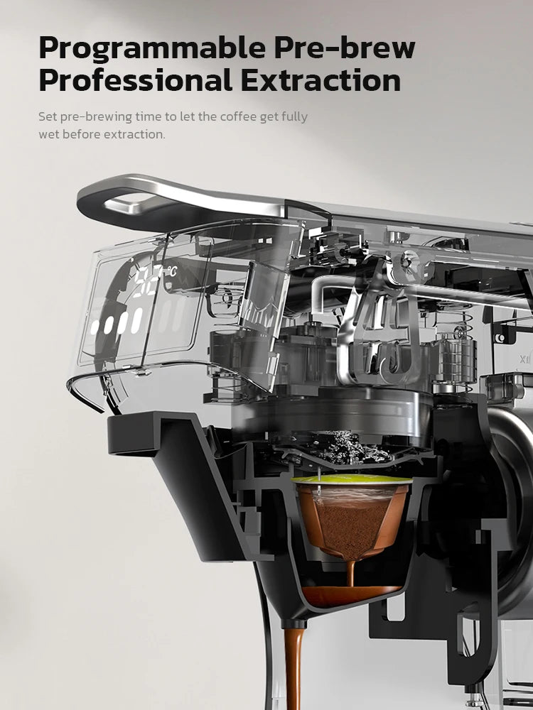 HiBREW 6in1 Capsule Coffee Machine Hot/Cold Multiple Espresso Cafetera Cappuccino Coffee Maker Dolce Gusto Nespresso Powder H1B