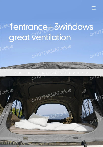 Wild Land Entry Level Tent Car Roof Top Tent Light Weight Camping Roof Tent Camping outdoors Camper Trailer with Roof