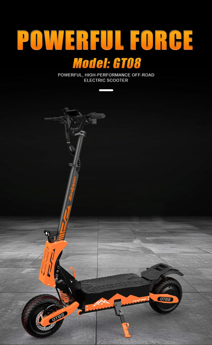 Electric Scooter Dual Motor 5600W Adult, Top Speed 46MPH,60V27AH, 11-inch Off-Road Tires Sport Folding eScooter