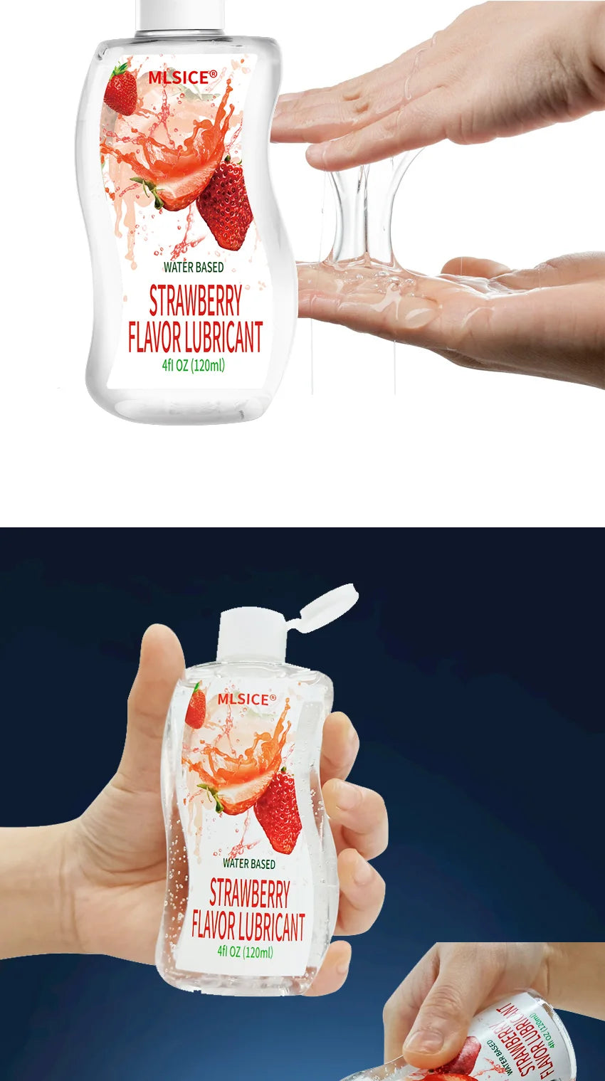 Fruit water-soluble lubricantion Water Based Gel Lubricats Sex intimate For Adults Men Women Gay body Sexy Strawberry fragrance