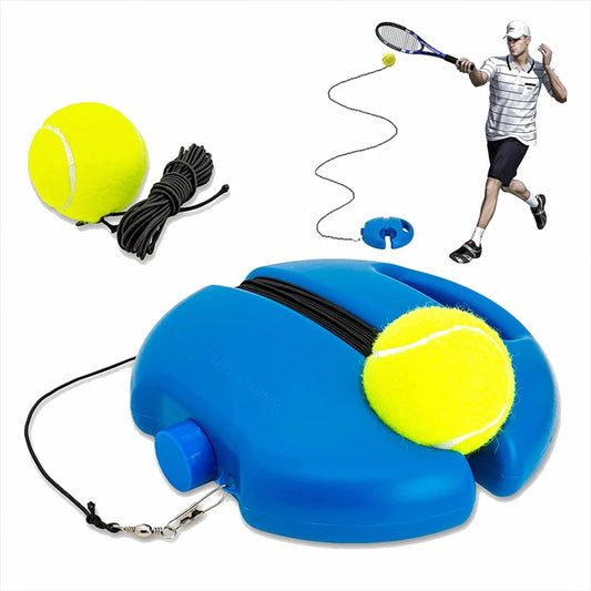 1 Set Tennis Trainer With Tennis Bounce Ball And Practice Ropes, Suitable For Indoor Outdoor Tennis Training