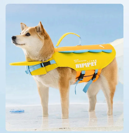 Dog Life Jacket Portable Summer Strong Buoyancy Dog Swimsuit Breathable Dog Coats and Jackets Quick Drying Pet Products