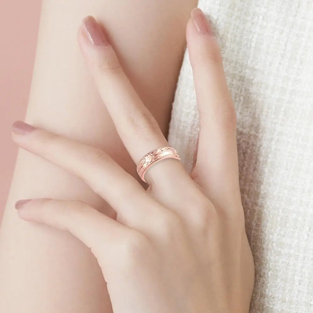 6mm Men Women Magnetic Rings Finger Ring Comfortable Copper Jewelry Vintage For Wedding Parties Adults Special Pain Relief