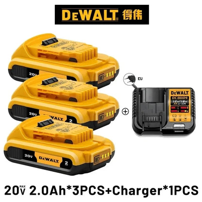 DeWalt 20V Replacement Battery – 2Ah, 5Ah, 6Ah & 9Ah Li-Ion | Compatible with DCB200, DCB205, DCD & DCF Series