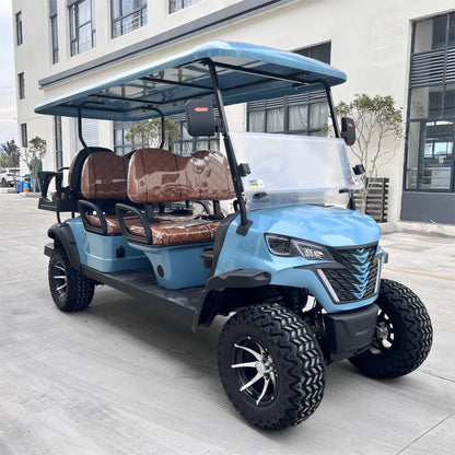 Cheap Chinese Golf Carts for Sale Electric Lithium 72V Battery 6 Seater Car Price Buggy 4 Seater Cars China Prices