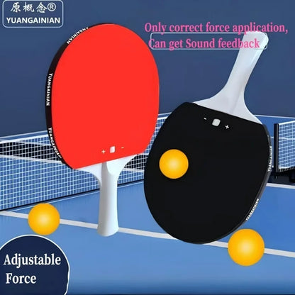 Table Tennis Solo Swing & Power Training Racket-Reverse Spin Explosive Force Trainer