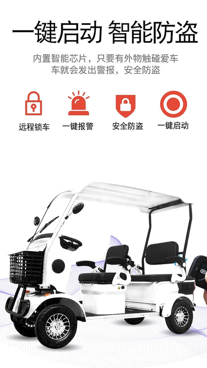 Small buses, electric scooters for the elderly, four-wheel pick-up and drop-off, children, electric vehicles for the disabled, s