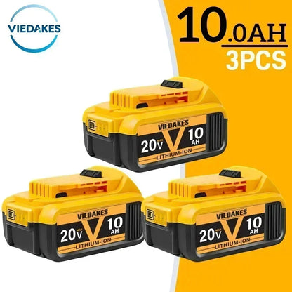 DeWalt 20V Replacement Battery – 8Ah, 10Ah & 12Ah Li-Ion | Compatible with DCB200, DCB205, DCD & DCF Series