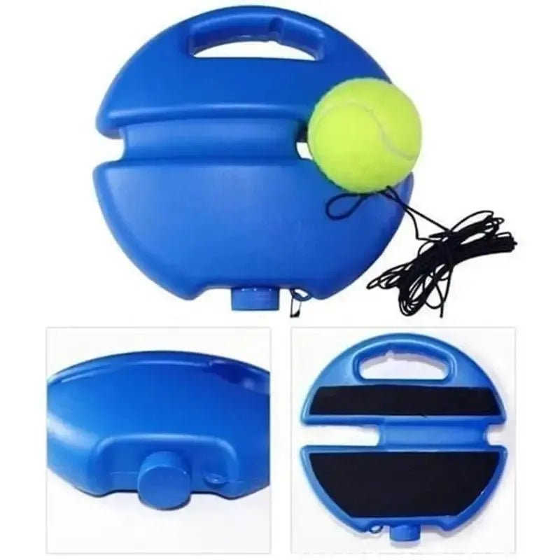 Professional Tennis Training Aids Bases With Elastic Rope Ball Practice Self-Duty Rebound Tennis Trainer Tennis Practice Tool