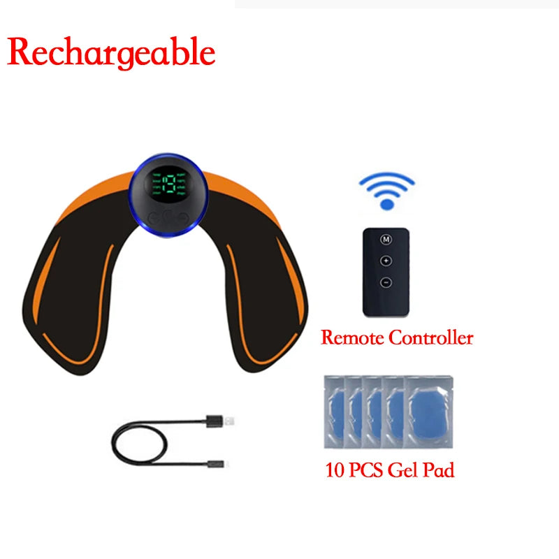 Remote Controller EMS Muscle Stimulator Smart Electric Fitness Abdominal Training Weight Loss Stickers Body Slimming Massager