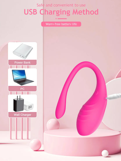 APP Controlled Vaginal Vibrators G Spot 9 Speed Anal Vibrating Egg Massager Wearable Stimulator Adult Sex Toys for Women Couples