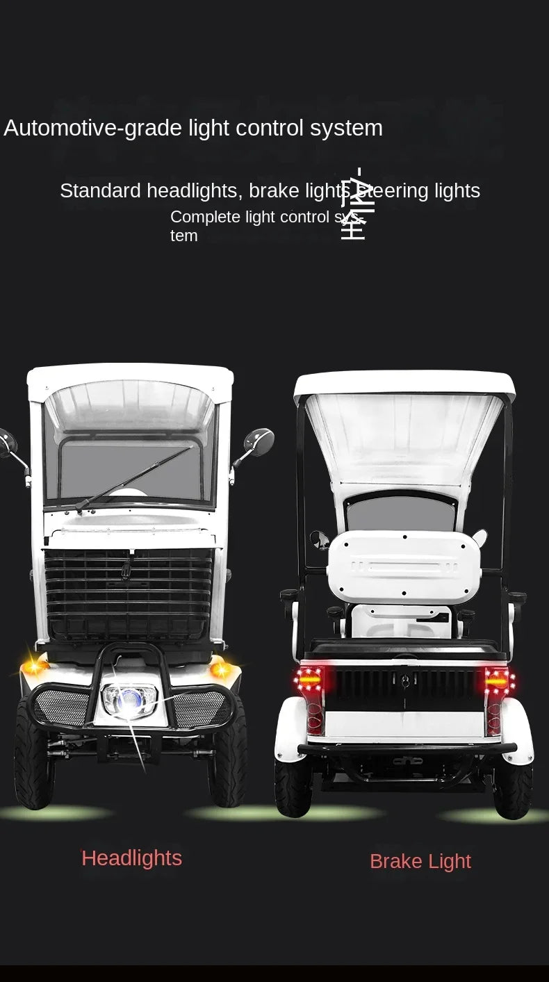 Small buses, electric scooters for the elderly, four-wheel pick-up and drop-off, children, electric vehicles for the disabled, s