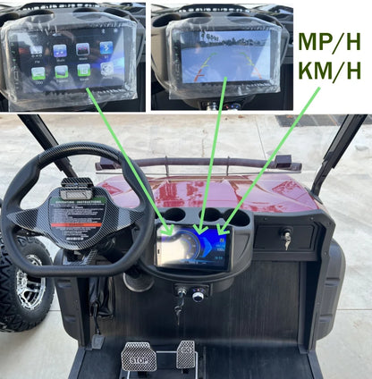 China Made Top Adult Golf Cart 6 Seater 25 MPH Speed Electric Vehicle Club 350CC Gas Powered Sightseeing Car